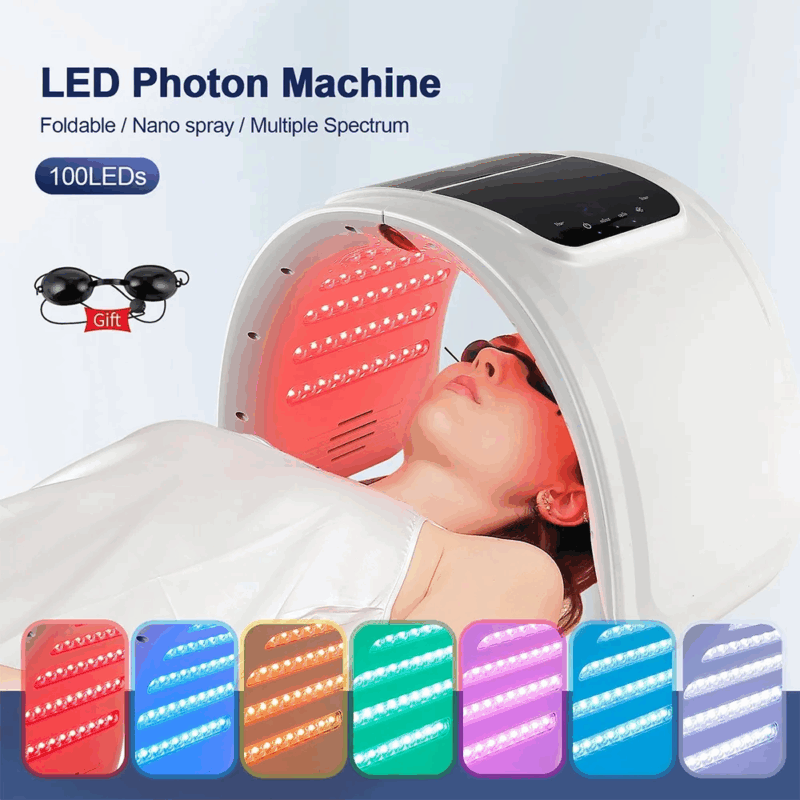 Foreverlily LED Photon Facial Beauty Device – Skin Rejuvenation, Lifting & Spa Massager for Face & Body