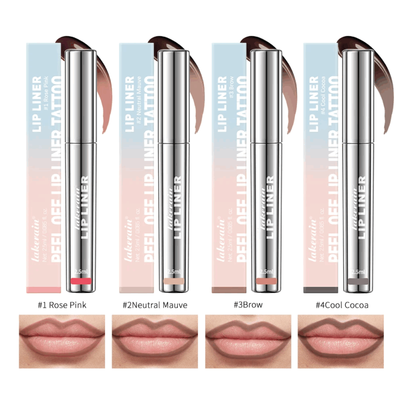 Matte Lip Tint Brown Contour Tear-off Lips Stain Cosmetic