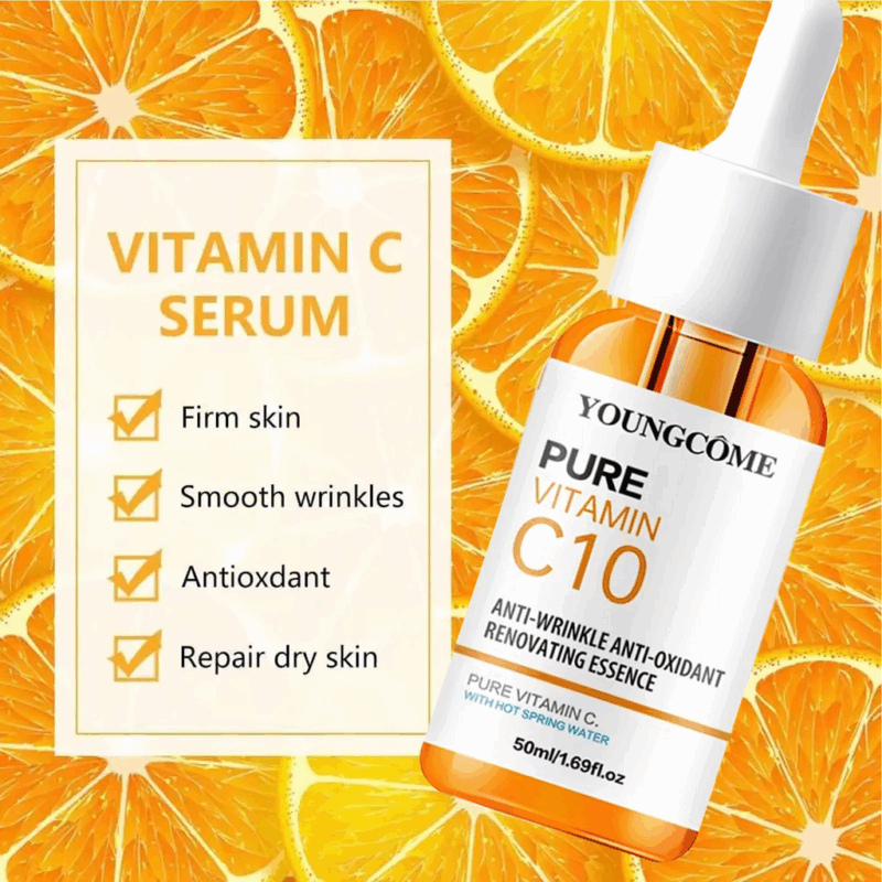 Vitamin C Facial Essence Hyaluronic Acid Dark Skin Brighten Serum - Image 5